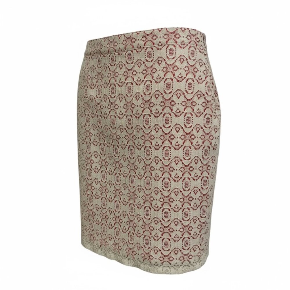 Willi Smith Lace Cover Pencil Skirt